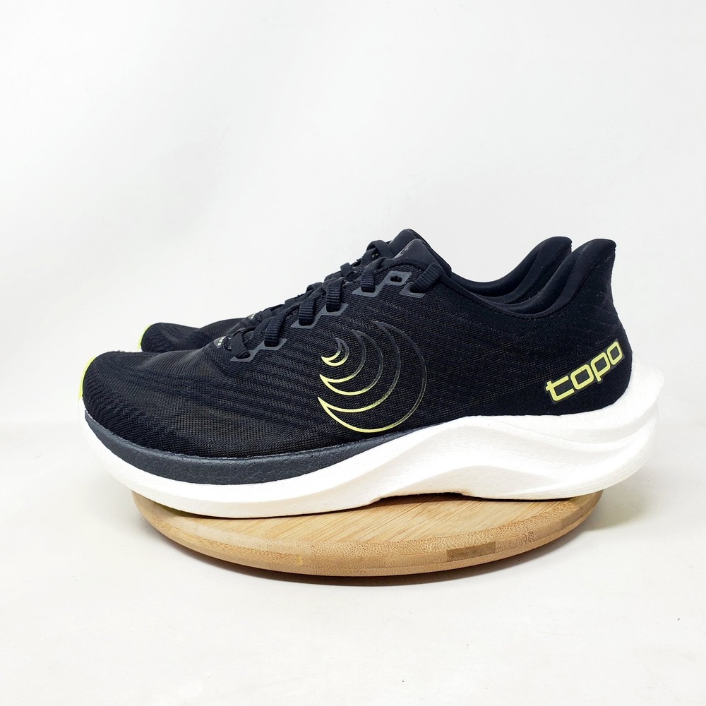 Topo Cyclone 3 Running Shoes Mens 8 Black 5mm Drop Wide Toe Box‎ Comfort Sneaker